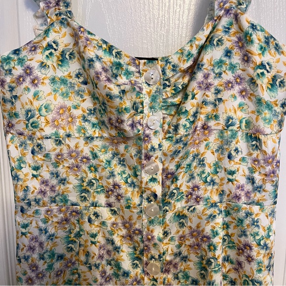 Zara Printed Silk Mini Dress - Picture 3 of 5